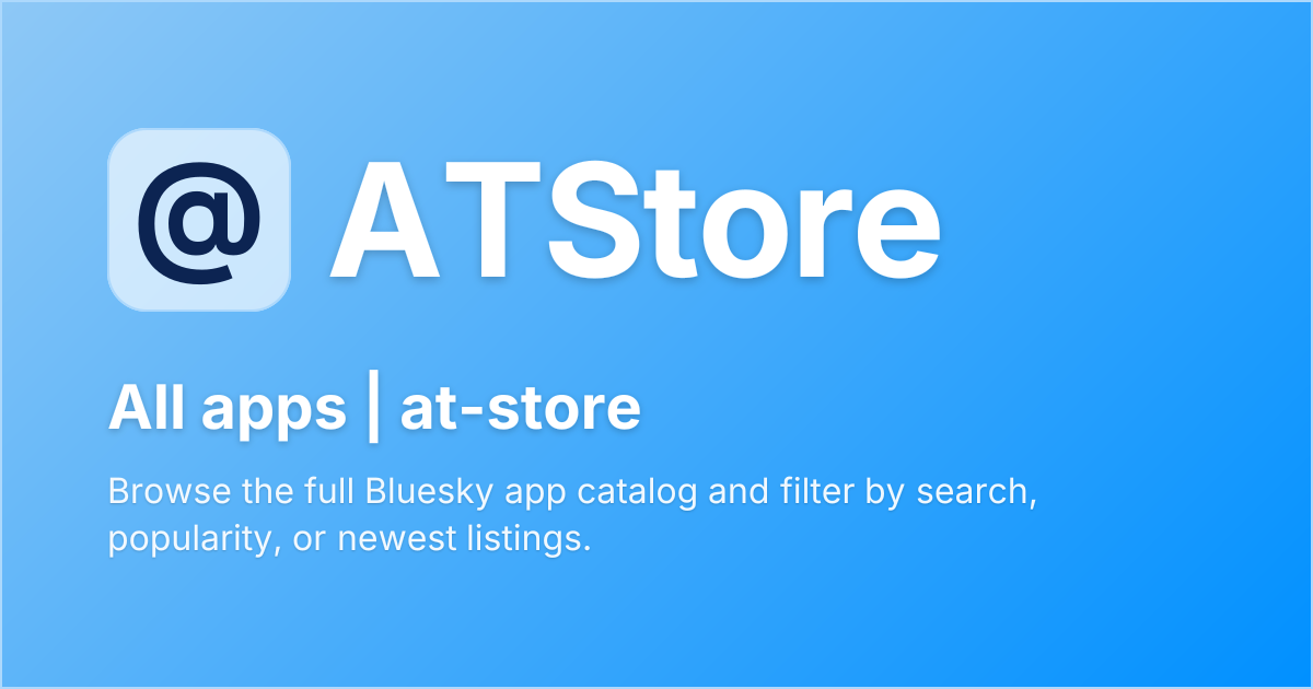 https://atstore.fyi/apps/all?sort=popular social preview image